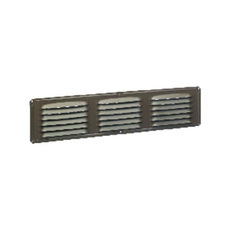 Air Vent Air Vent 4 in. H X 16 in. L Brown Aluminum Undereave Vent 84228